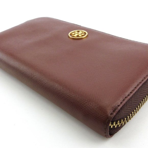 Tory Burch wallet Robinson leather Auth used L3091 - Picture 8 of 8